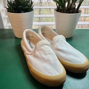 Madewell Sidewalk Slip-On Sneakers in Recycled Canvas